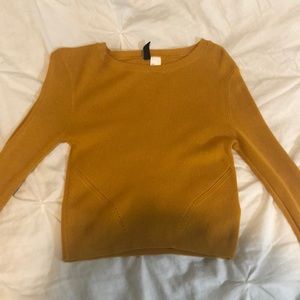 H&M yellow sweater